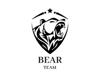 Projekt logo dla firmy bear team | Projektowanie logo