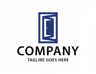 Projektowanie logo dla firm online Drzwi