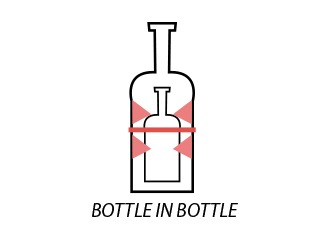 Bottle in bottle - projektowanie logo - konkurs graficzny