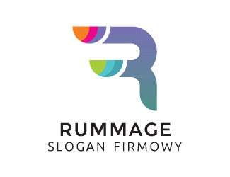Projekt graficzny logo dla firmy online rummage