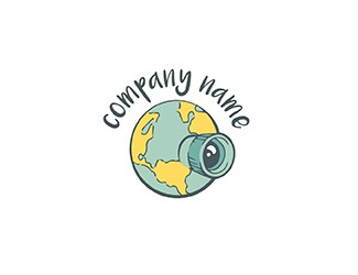 Projekt logo dla firmy Foto świat | Projektowanie logo