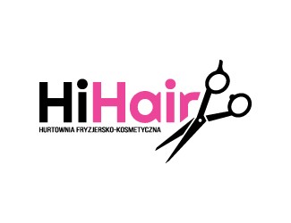 Projekt logo dla firmy HiHair | Projektowanie logo