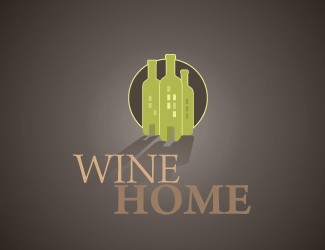 Projekt logo dla firmy WineHome | Projektowanie logo