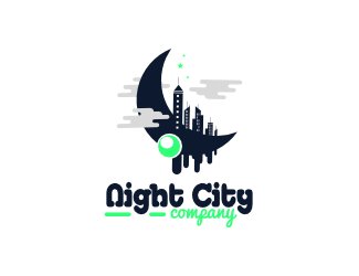 Projektowanie logo dla firmy, konkurs graficzny night city