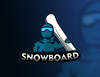 Projektowanie logo dla firm online SNOWBOARD (twoja nazwa)