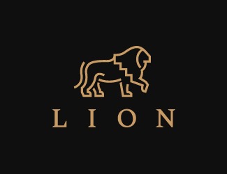 Projekt graficzny logo dla firmy online Lion