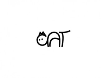 Projekt graficzny logo dla firmy online cat