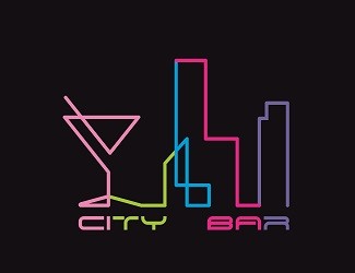 Projekt graficzny logo dla firmy online city bar