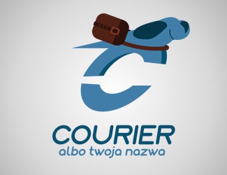 Projektowanie logo dla firmy, konkurs graficzny courier
