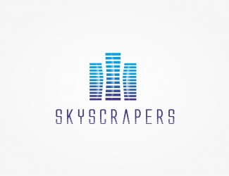 Projekt graficzny logo dla firmy online SKYSCRAPERS