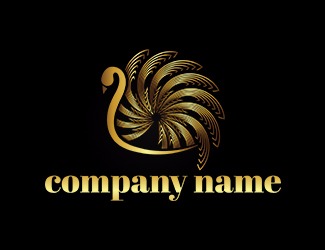 Projekt graficzny logo dla firmy online łabędź
