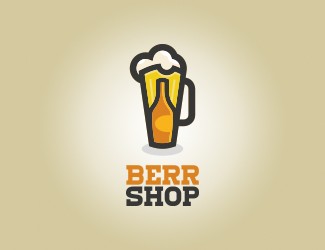 Projekt logo dla firmy BEER SHOP | Projektowanie logo