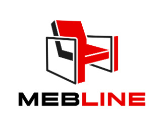 Projekt logo dla firmy MEBLINE | Projektowanie logo