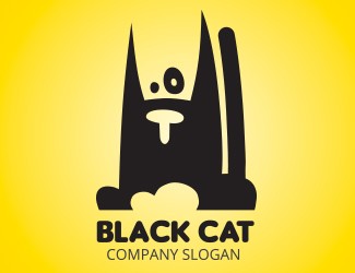 Projekt graficzny logo dla firmy online BLACK CAT