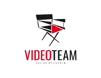 Projekt graficzny logo dla firmy online VIDEOTEAM