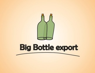 Projekt graficzny logo dla firmy online bottle