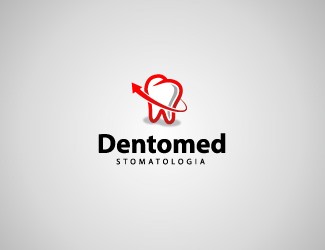 Projekt graficzny logo dla firmy online DENTOMED