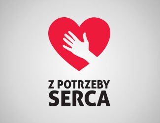 Projekt logo dla firmy Z Potrzeby Serca | Projektowanie logo