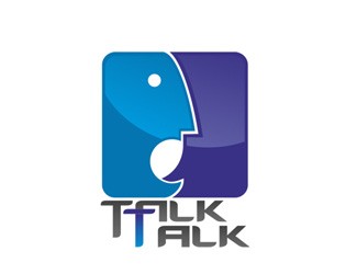 Projekt graficzny logo dla firmy online talk talk