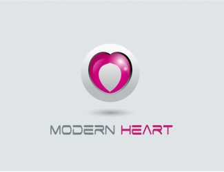 Projekt graficzny logo dla firmy online MODERN HEART