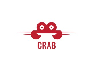 Projekt graficzny logo dla firmy online crab
