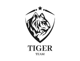 Projektowanie logo dla firmy, konkurs graficzny tiger team