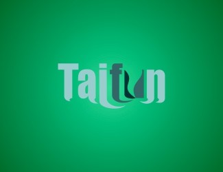 Projekt graficzny logo dla firmy online Tajfun