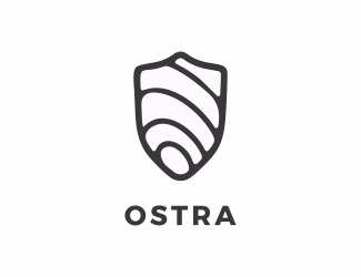 Projekt logo dla firmy Ostryga | Projektowanie logo