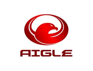 Projekt graficzny logo dla firmy online aigle