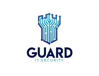 Projekt graficzny logo dla firmy online Guard IT