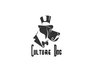 Projekt graficzny logo dla firmy online culture dog