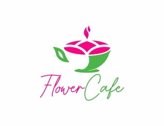 Projektowanie logo dla firmy, konkurs graficzny FlowerCafe