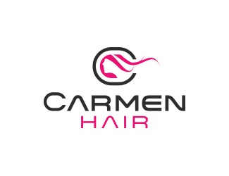 Projekt graficzny logo dla firmy online Carmen Hair