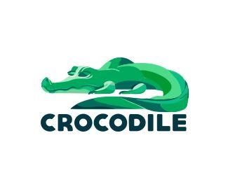 Projektowanie logo dla firm online Crocodile