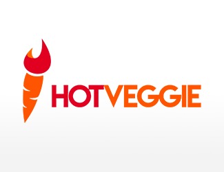 Projekt graficzny logo dla firmy online Hot Vegetables