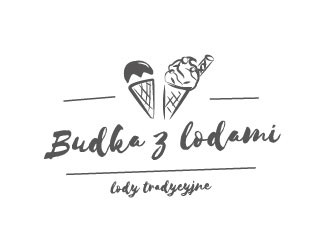 Projekt logo dla firmy Budka Lodowa | Projektowanie logo