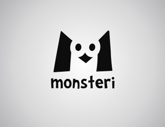 Projekt graficzny logo dla firmy online monsteri