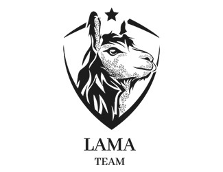 Projektowanie logo dla firmy, konkurs graficzny lama