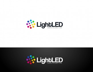 Projekt logo dla firmy LightLED | Projektowanie logo