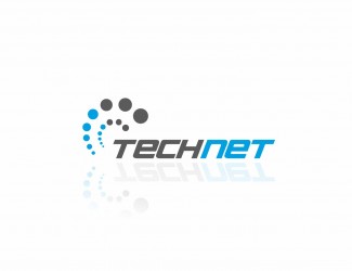 Projekt logo dla firmy TECHNET | Projektowanie logo