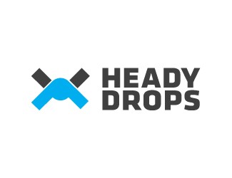 Projekt graficzny logo dla firmy online heady drops