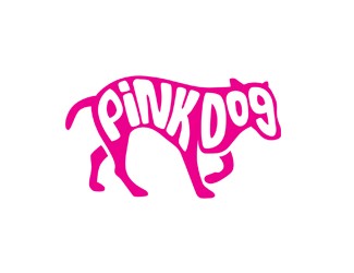 Projekt logo dla firmy PinkDog | Projektowanie logo