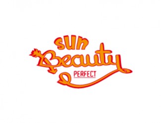 Projekt graficzny logo dla firmy online sun beauty perfect
