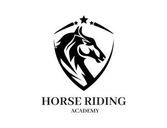Projekt logo dla firmy akademia jazdy konnej | Projektowanie logo