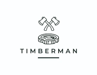 Projekt logo dla firmy TIMBERMAN | Projektowanie logo
