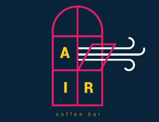 Projekt logo dla firmy AIR - coffee bar | Projektowanie logo
