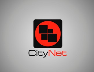 Projekt graficzny logo dla firmy online CityNet