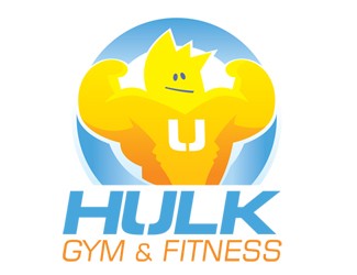 Projekt graficzny logo dla firmy online HULK gym & fitness