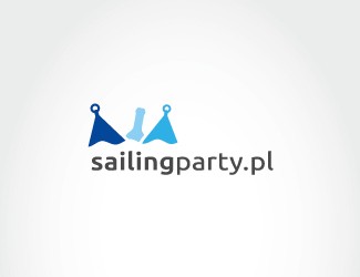 Projekt graficzny logo dla firmy online sailingparty.pl