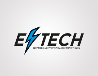 Projekt graficzny logo dla firmy online Entech